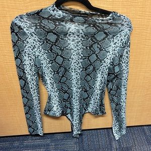 SKAKESKIN LONG SLEEVE BODY SUIT